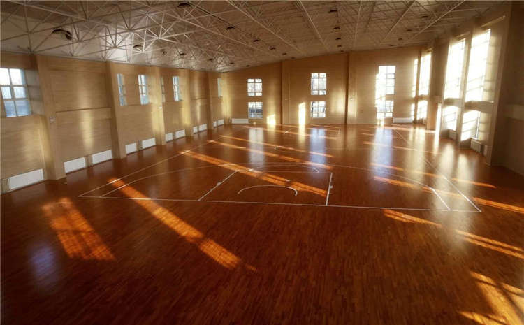 硬木企口NBA籃球場木地板怎么翻新？